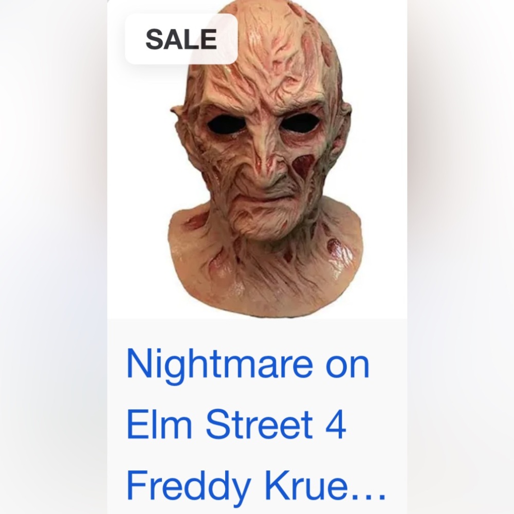 Adult Fred Kruger Mask✨